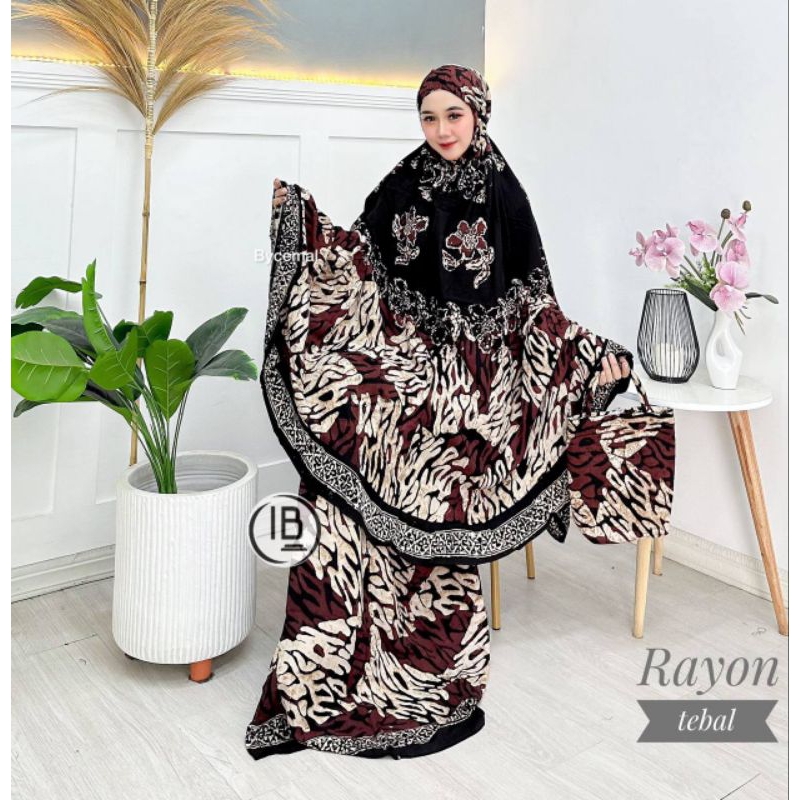 Mukena Batik Cap Mukena Batik Malaman Mukena Batik dewasa