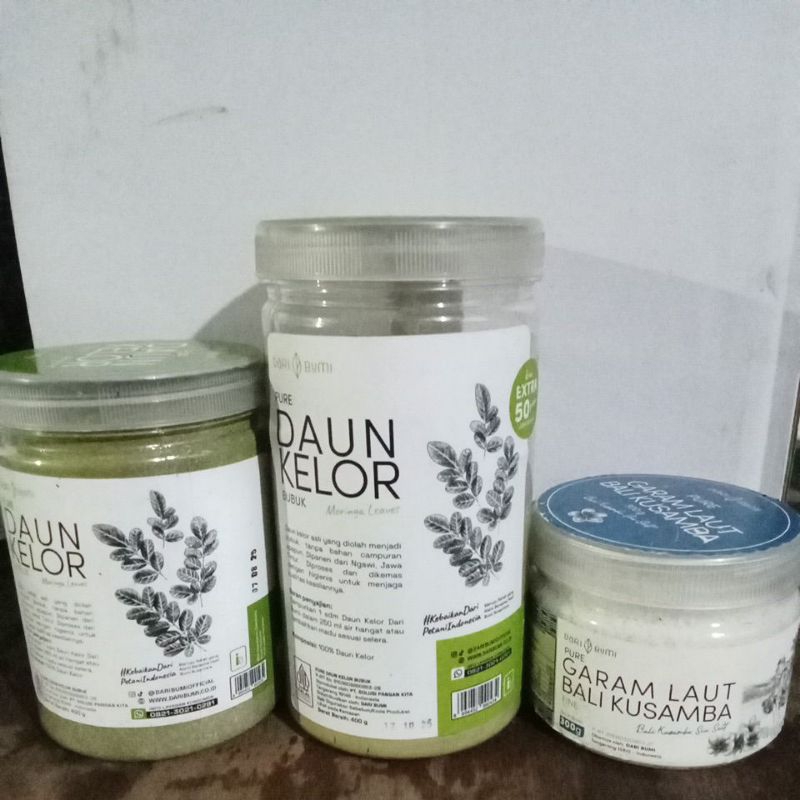 

Dari Bumi Pure Bubuk Garam Laut & Daun Kelor ALL VARIAN