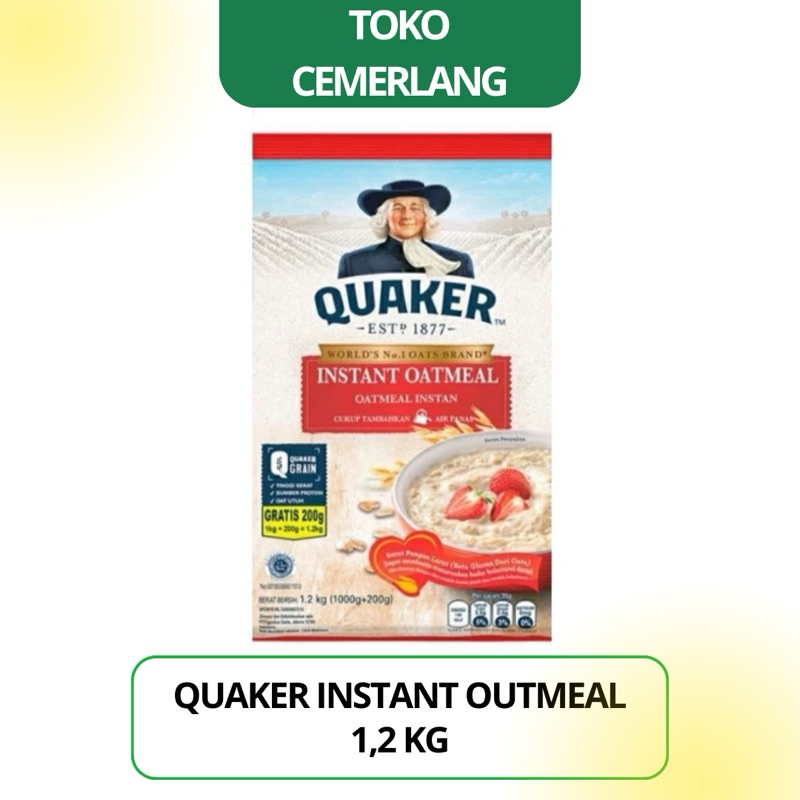

Quaker Instant Oatmeal 1,2 kg