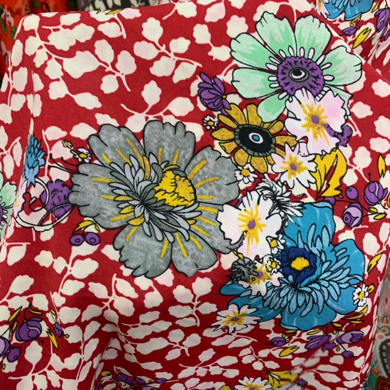 kain soft diamond crepe luxury - kain soft diamond motif - kain crepe diamond premium