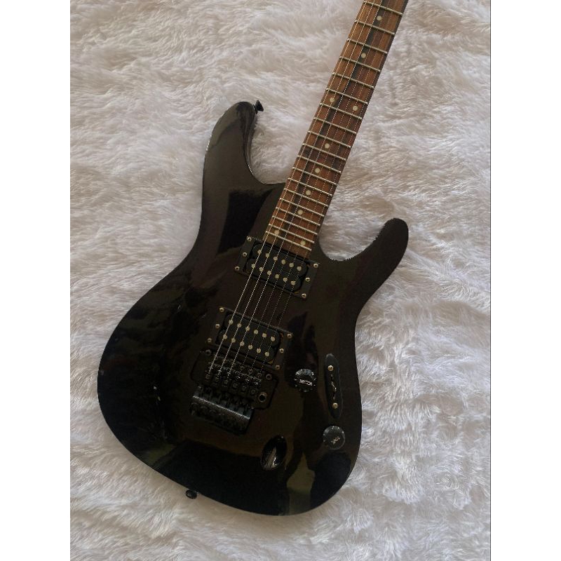 Gitar ibanez S series Black custom