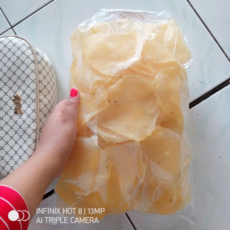 

KRIPIK TELO GURIH ENAK kemasan 400gram