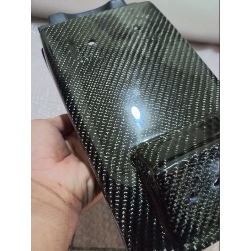 spakbor belakang ninja r carbon kevlar