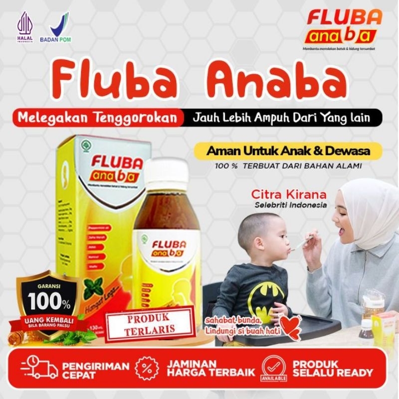 

MADU FLUBA ANABA 13ml Membantu Meredahkan Batuk dan Hidung Tersumbat