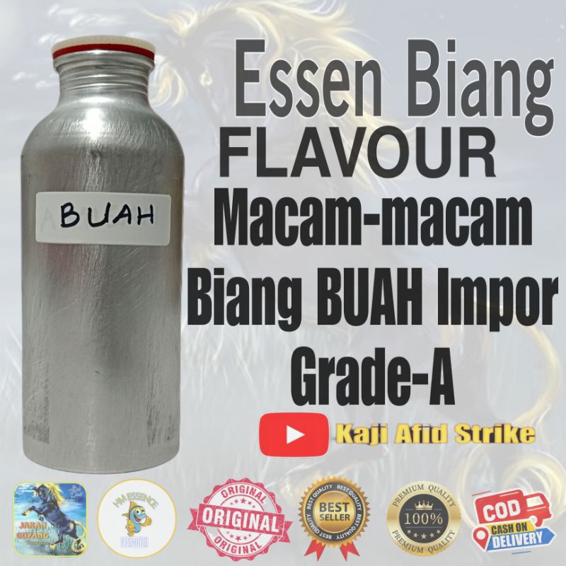 Essen Biang Flavour Buah Impor Grade A/Biang Impor Super Murni