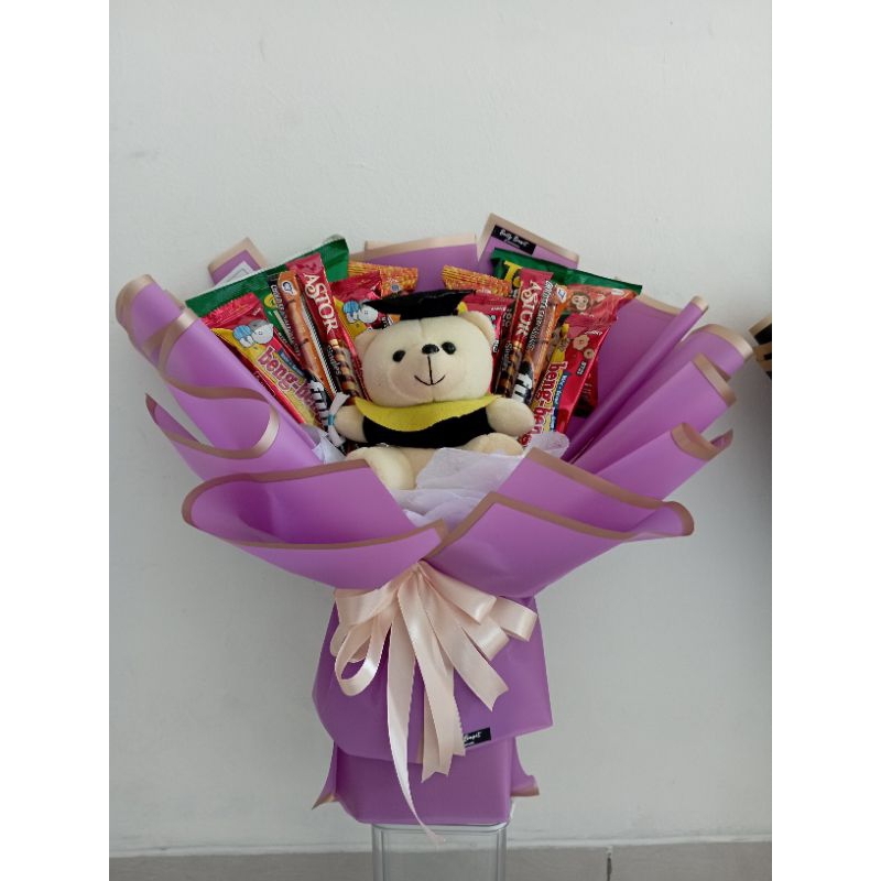 Buket wisuda | Buket jajan