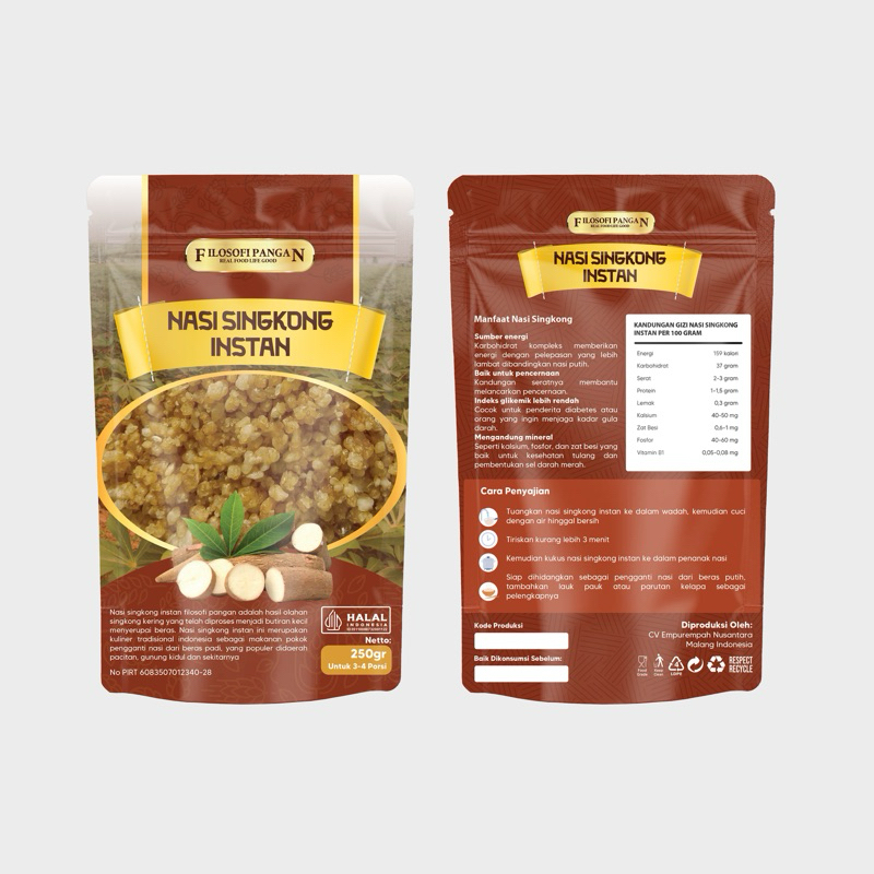 

Nasi singkong instan