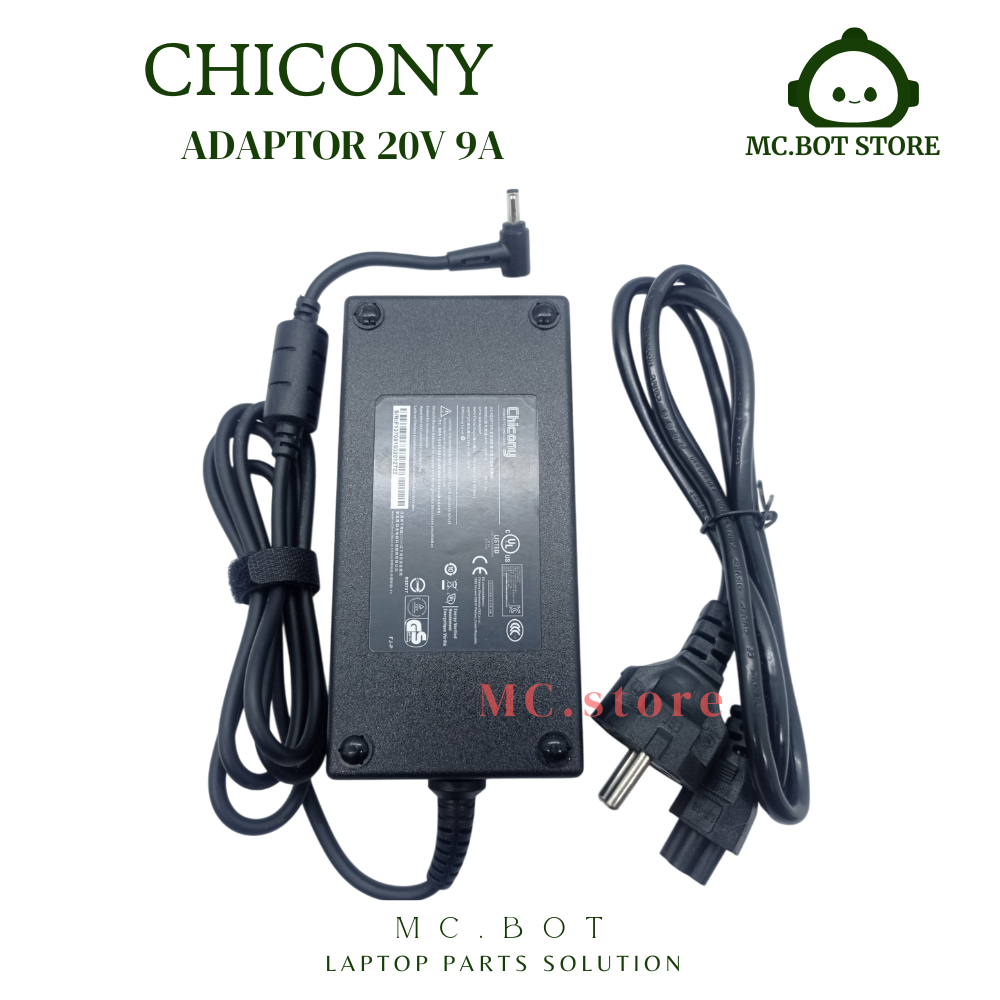 CHARGER ADAPTOR LAPTOP MSI BRAVO 15 B7ED RYZEN 5-7535HS RX6550M 20V-9A 180W