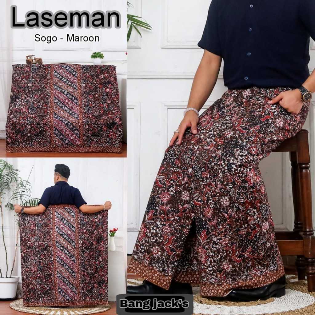 Sarung Batik Laseman Pria Dewasa Kain Santri Batik Pekalongan Sarung Batik