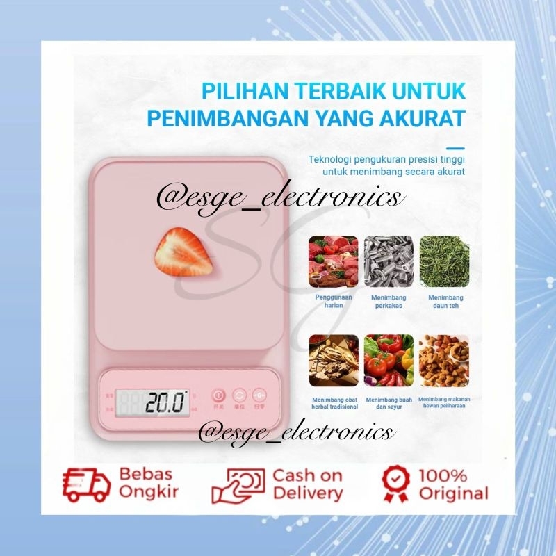 ORIGINAL TIMBANGAN DAPUR DIGITAL FINITO TIMBANGAN KUE TIMBANGAN BUMBU TIMBANGAN EMAS KITCHEN SCALE