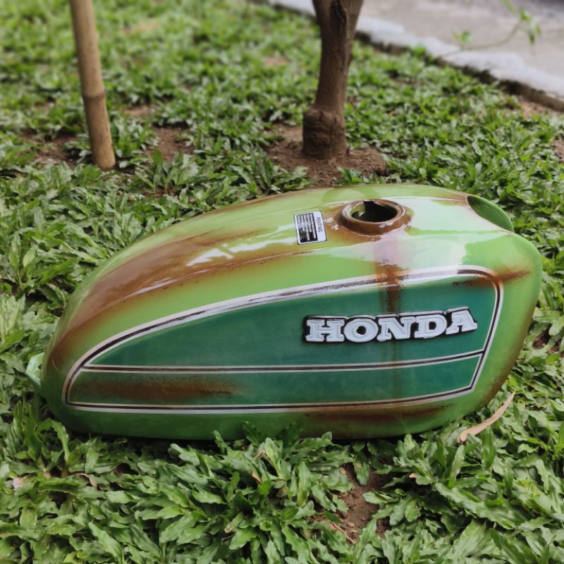 Tangki CB125 hijau bladus/ Tengki CB bahan galvanis Hijau bladus
