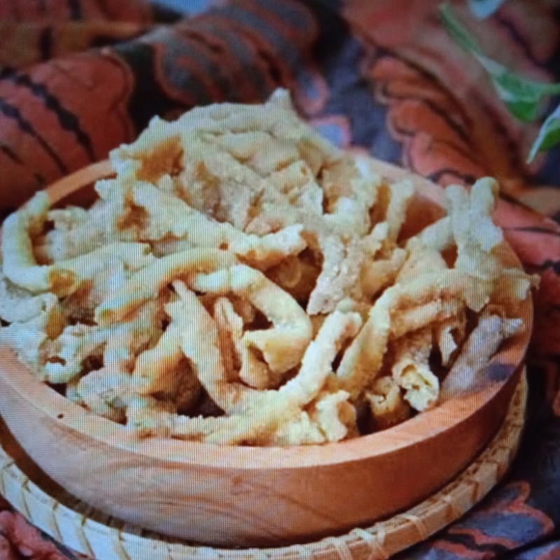 

snack kripik Usus goreng siap makan