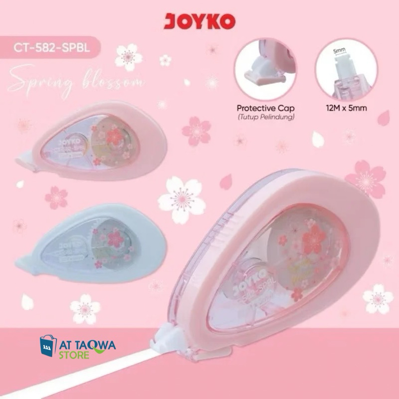 

Correction Tape JOYKO CT-582 Spring Blossom Pita Koreksi Tipe X