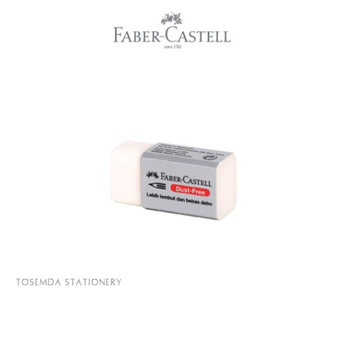 

Penghapus Faber Castell Putih Kecil / Dust Free Eraser Small White Faber Castell / HARGA /PCS ( Satuan )