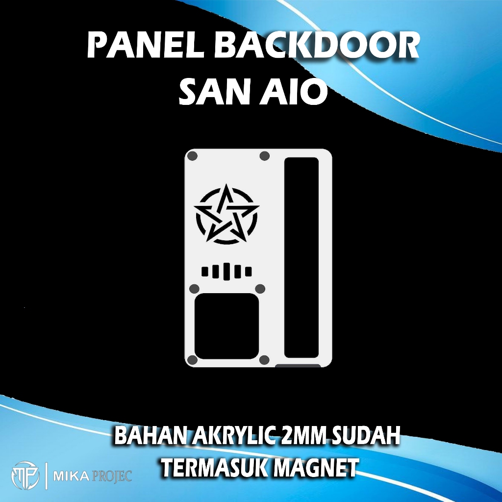 

ACCESORIES Akrilik Transparant Bening/Transparan Hitam Hiasan SAN AI0 MIKAPROJEC