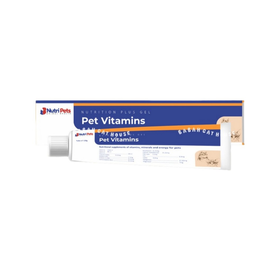 Nutri pets 120gr vitamin kucing dan anjing Nutri plus gel Nutripets - ORIGINAL