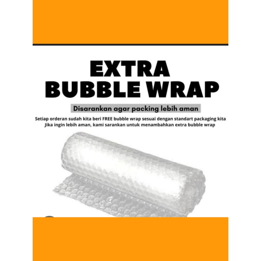

Tambahan Packing Extra Bubble Wrap Agar Pesanan Lebih Aman