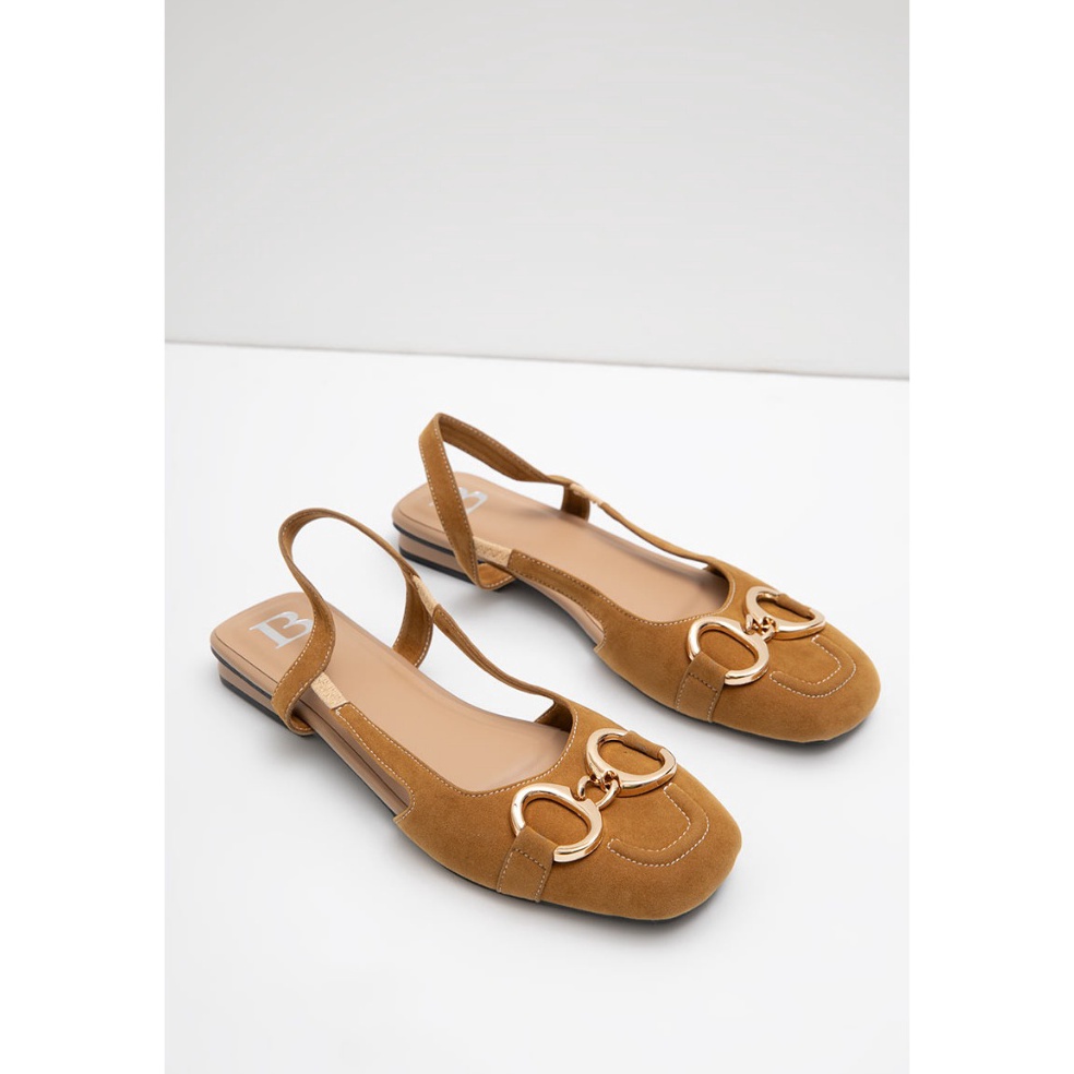 Siap Kirim Berrybenka  Sepatu Mules Tali Wanita Sofia Eshala Slingback Heel