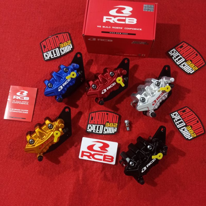 Kaliper Rem Depan RCB Racing Boy S26 S-26 Series 2 Piston NMAX OLD 2015-2019 All New NMAX 2020-2024 