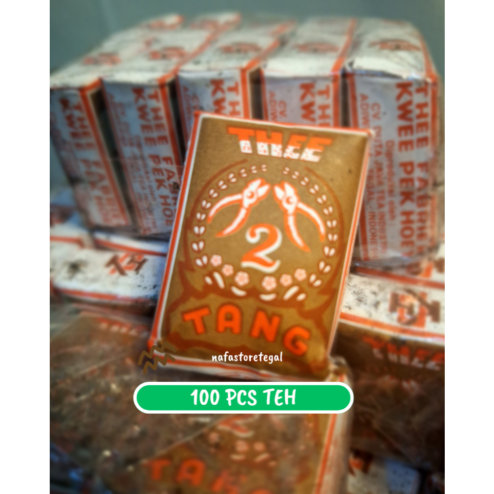 

Teh 2 Tang bungkus hijau - Teh Tubruk (100 pcs )