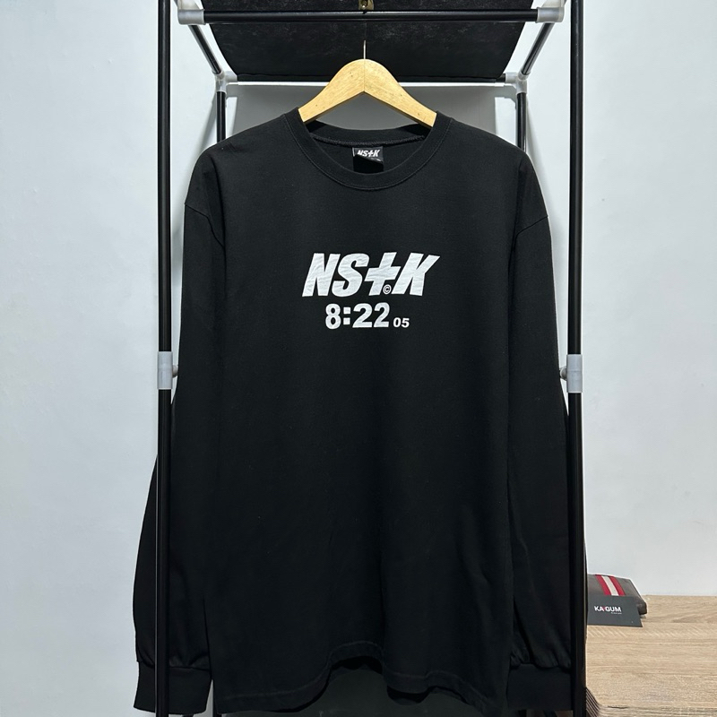 Streetwear Long Sleeve Nastykick Men’s Ekslusif NSTK 822 Black