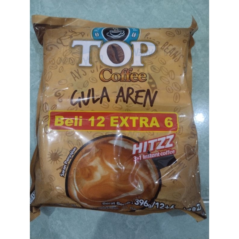

TOP Coffee Gula Aren Beli 12 Extra 6 HITZZ Instant 396g