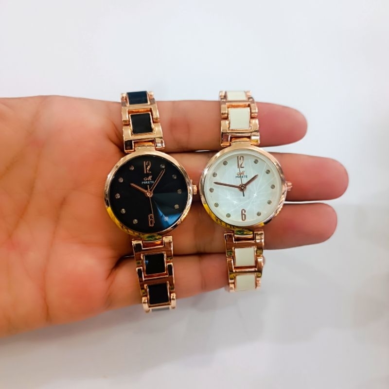 Jam Tangan Wanita Mirete Original Strap Stainless