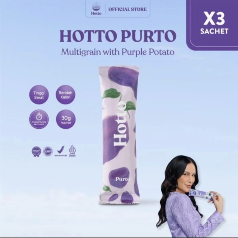 

Hotto Purto 3 Sachet Multigrain with Purple Potato