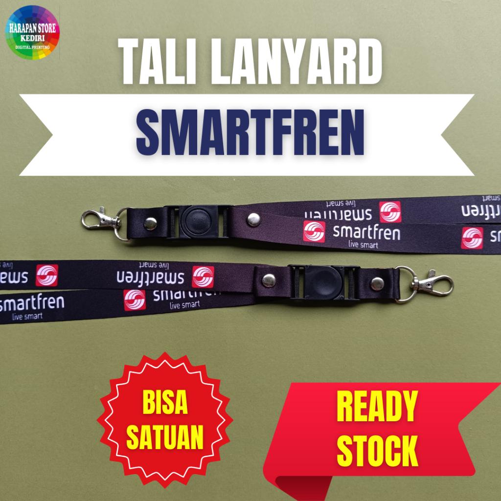 

[READY STOCK] TALI LANYARD ID CARD SMARTFREN -BISA SATUAN
