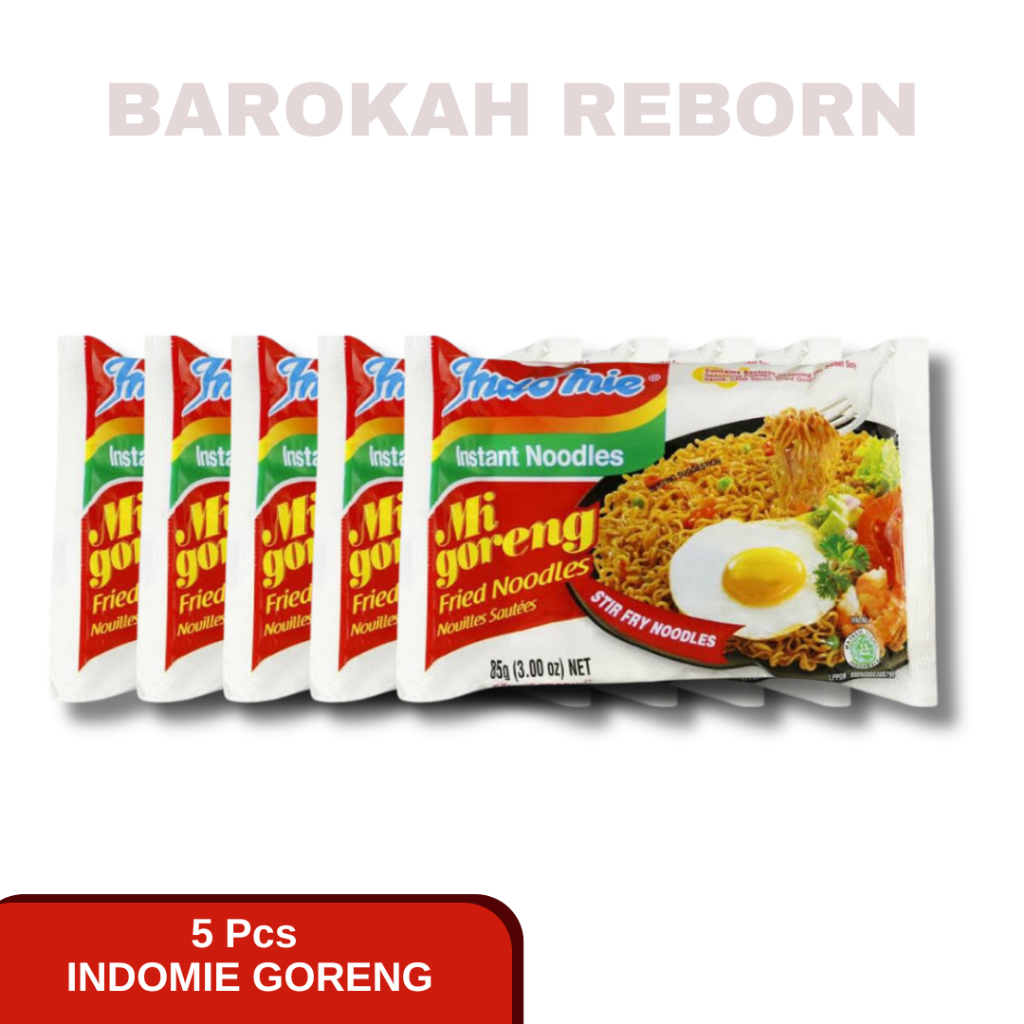 

5 BUNGKUS INDOMIE GORENG MIE INSTANT