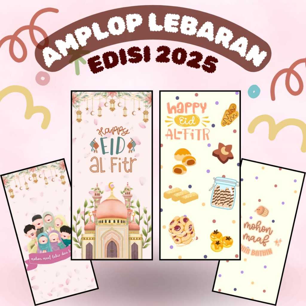 

Amplop hari Raya Idul Fitri 2025 | Amplop ukuran besar | Desain unik