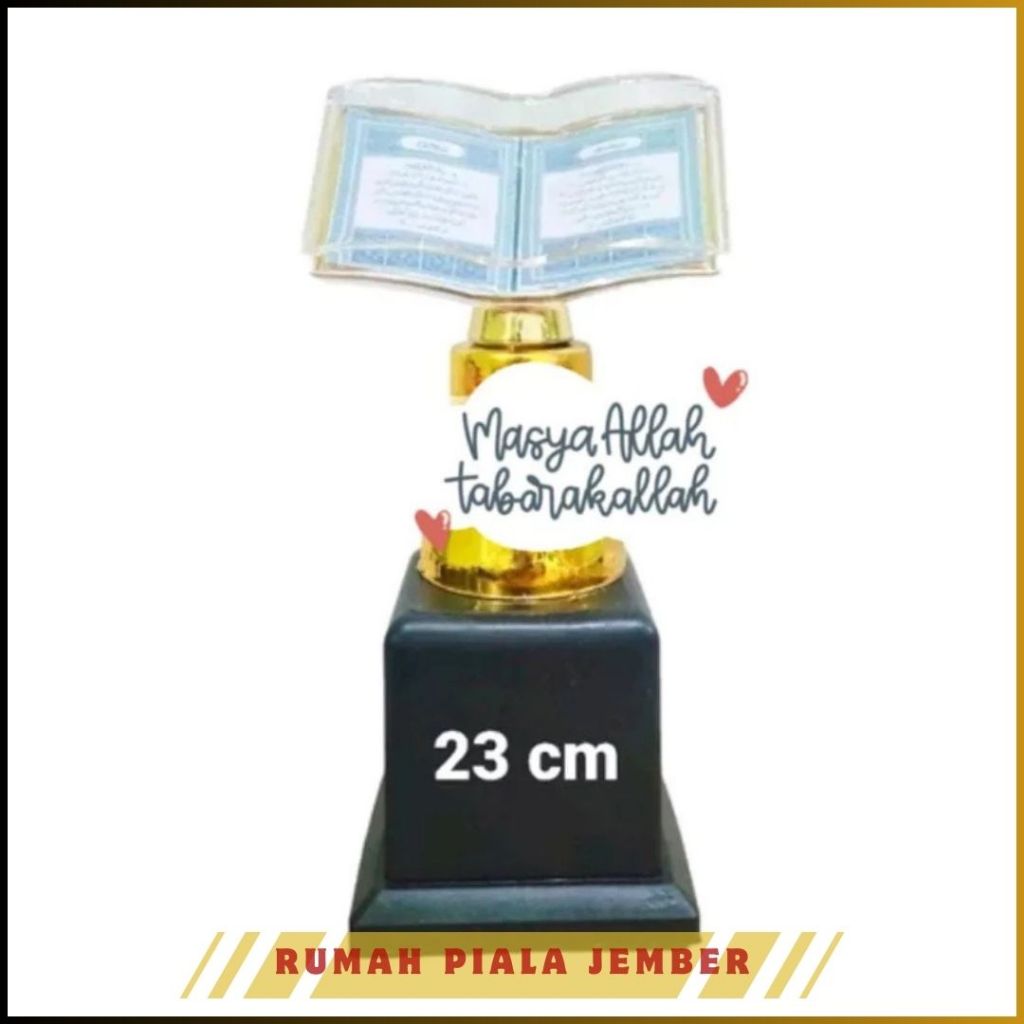 Piala Buku Piala Al Quran 23 cm
