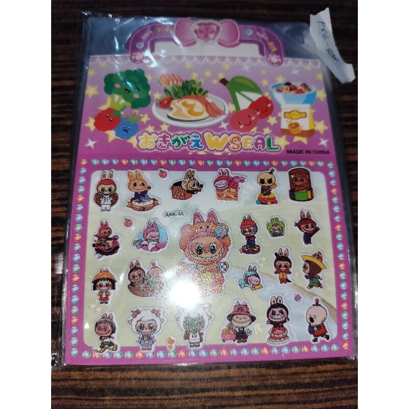 

20 PCS STIKER TIMBUL TAS MOTIF LABUBU