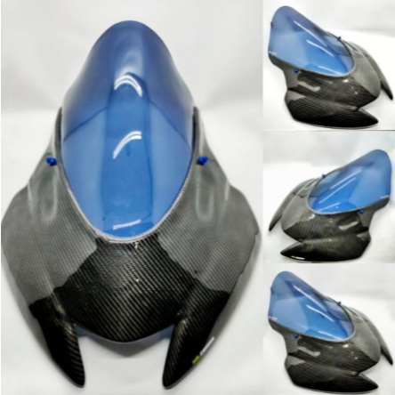 Kedok Frame Depan Suzuki GSX R150 Topeng Carbon Kevlar Asli