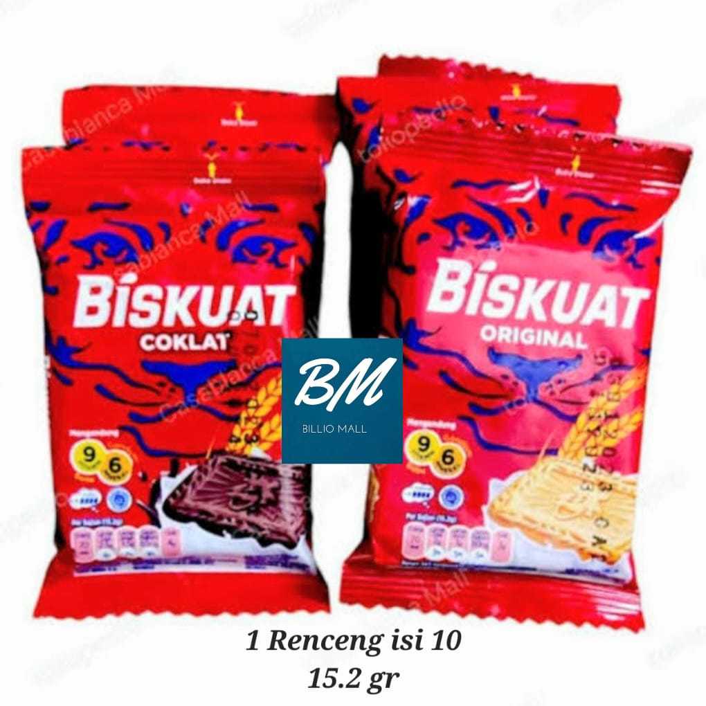 

Biskuat Biskuit Renceng Reglar (isi 10 Pcs 15.2 gr)