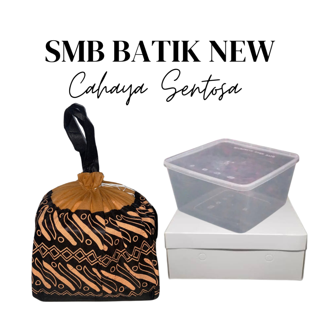 

(12 pcs) SMB Batik New Coklat Spunbond - Spunbond