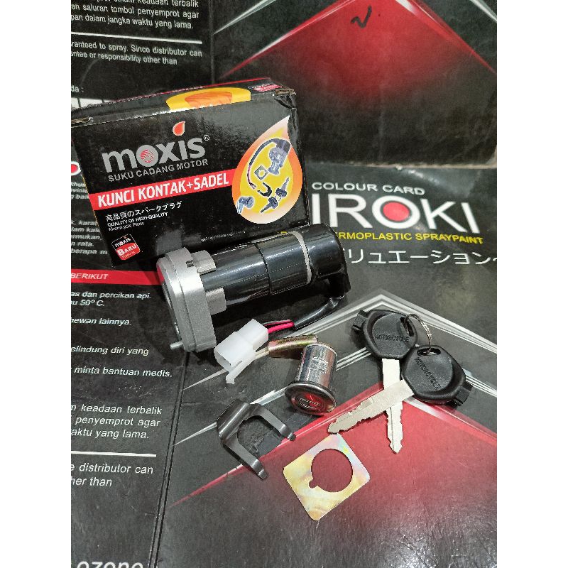 [1 SET] KUNCI KONTAK BLADE MERK MOXIS KUNCI KONTAK MOTOR BLADE + KUNCI JOK