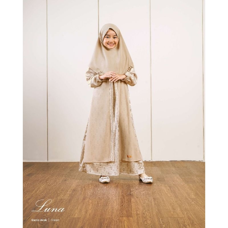 LUNA GAMIS ANAK//SARIMBIT NIBRAS RAYA SERIES 2025