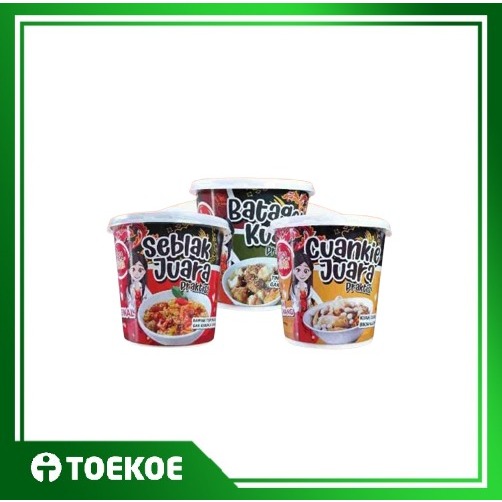 

TOEKOE Juara Cuanki Seblak Kemasan Cup