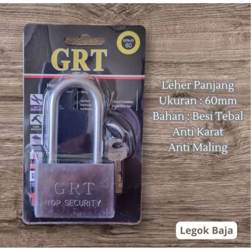 gembok besi pagar 60mm gembok motor anti maling