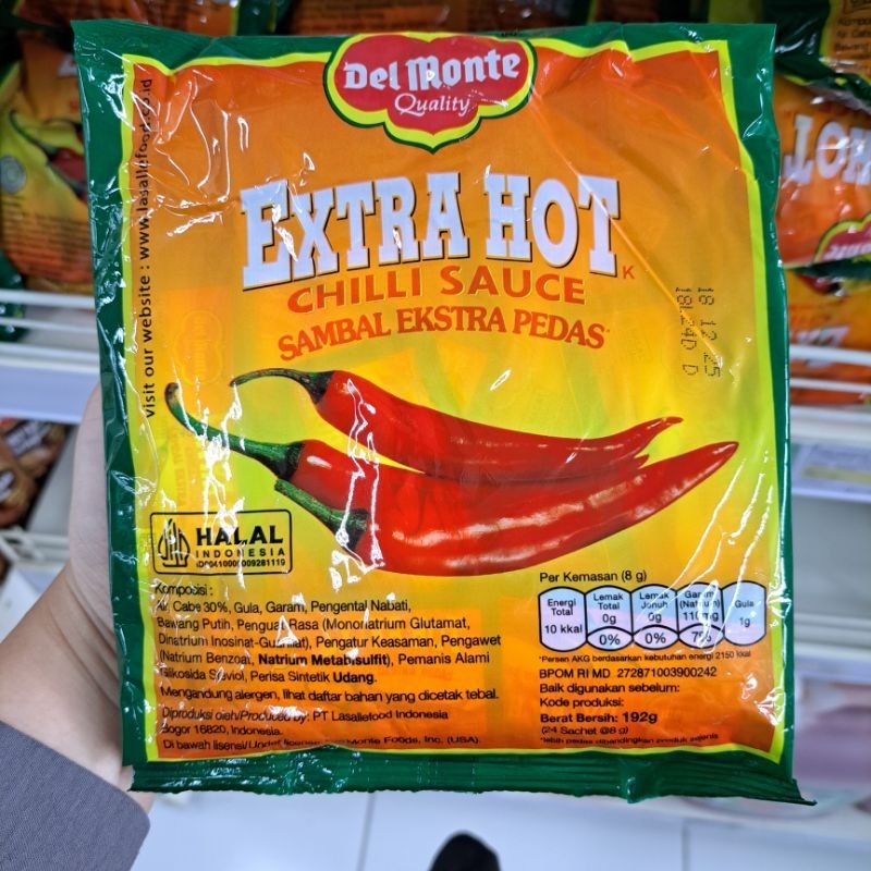 

Del Monte Chili Extra Hot Sachet 24x8gr