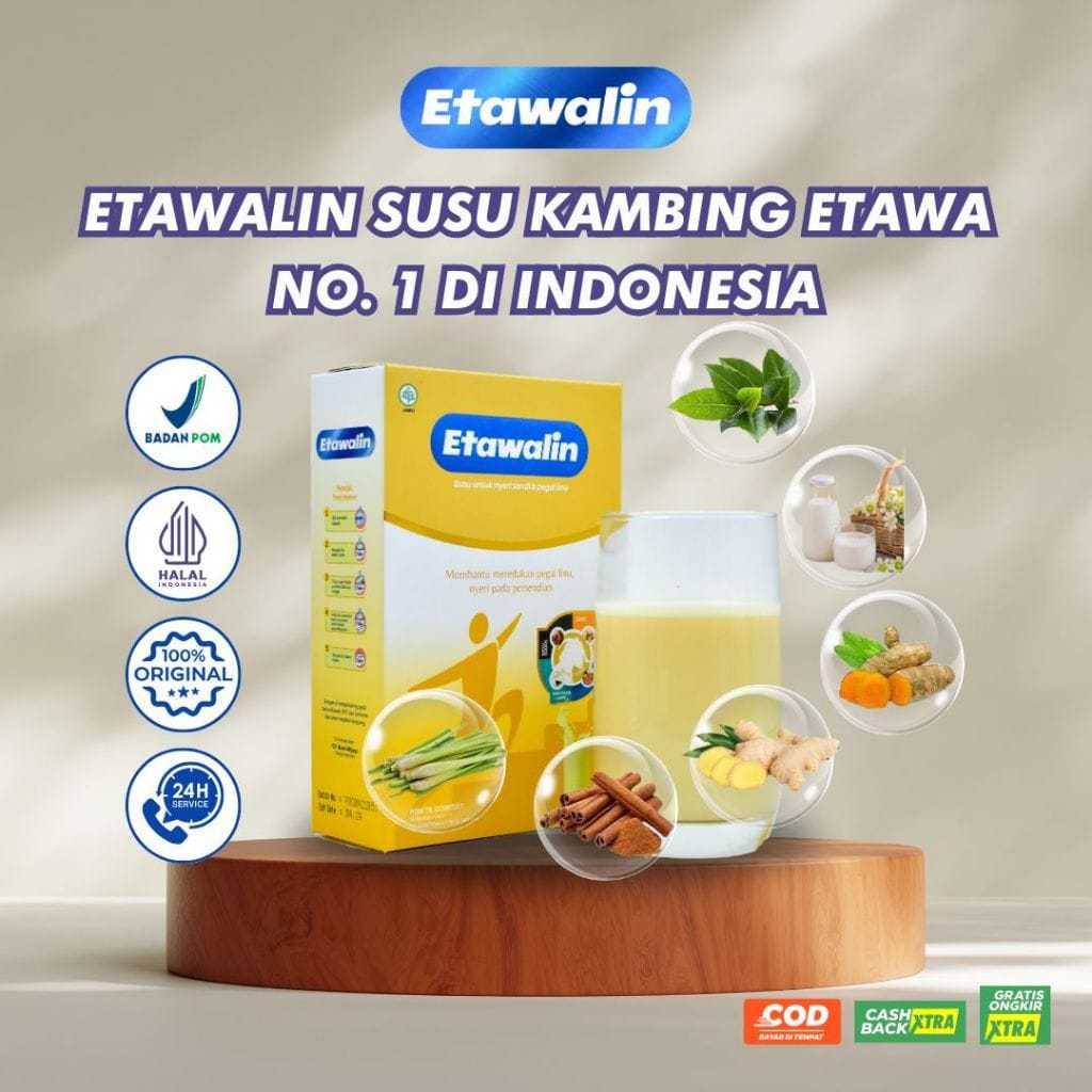 

PROMO !!! Susu Etawalin Original - Susu Terapi Herbal No.1 Di Indonesia Terbukti Berkhasiat Tanpa Efek Samping