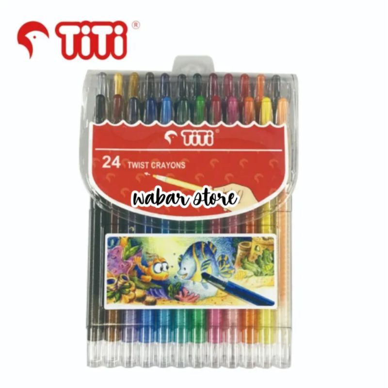 

Titi Twist Krayon Putar 24 Warna Panjang