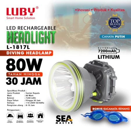 Headlamp atau Senter Kepala Luby tipe L-1817