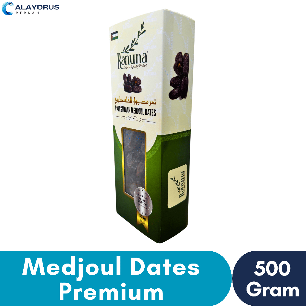 

Kurma Medjool Palestina 500 Gram Jumbo Premium Quality | Korma Medjol Dates Asli 100% Original