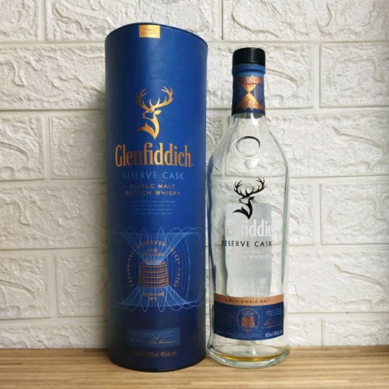 Botol Kosong Glenfiddich Reserve Cask + Box 1Liter
