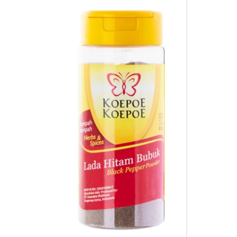 

KOEPOE KOEPOE Lada Hitam Bubuk 83 gram