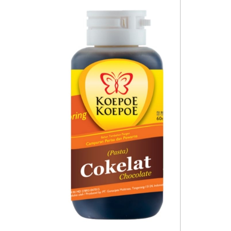 

KOEPOE KOEPOE Pasta Cokelat 60 ml perisa & pewarna makanan