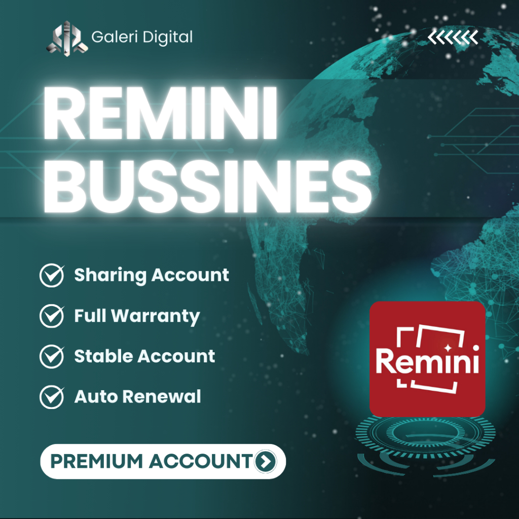 Remini Premium | Remini Website - Masa Aktif 1 Bulan