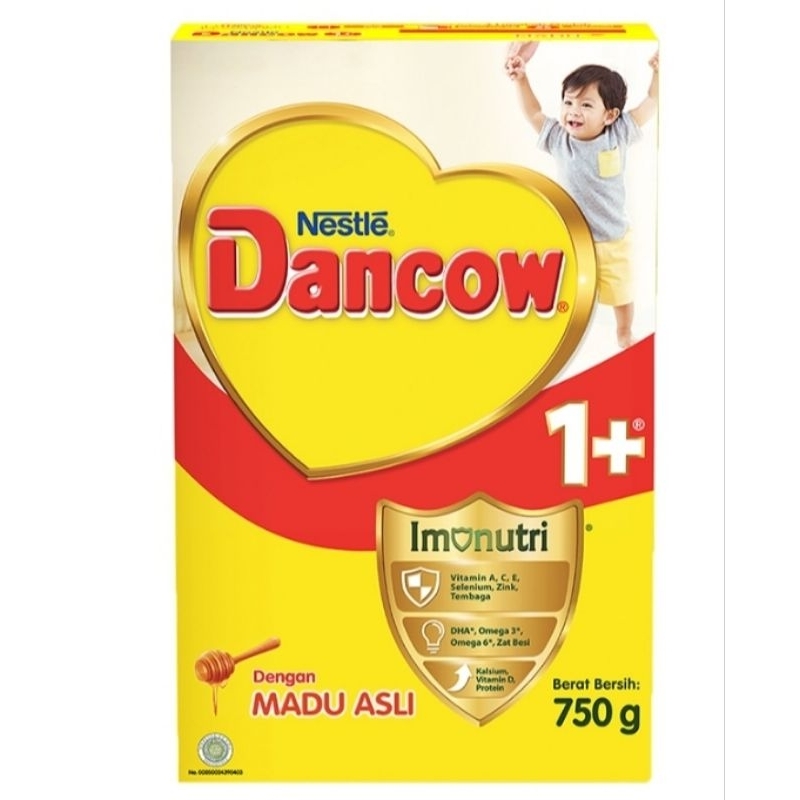 

Nestle Dancow 1+ Imunutri Susu Bubuk Pertumbuhan Anak 1-3 Tahun Madu 750 g